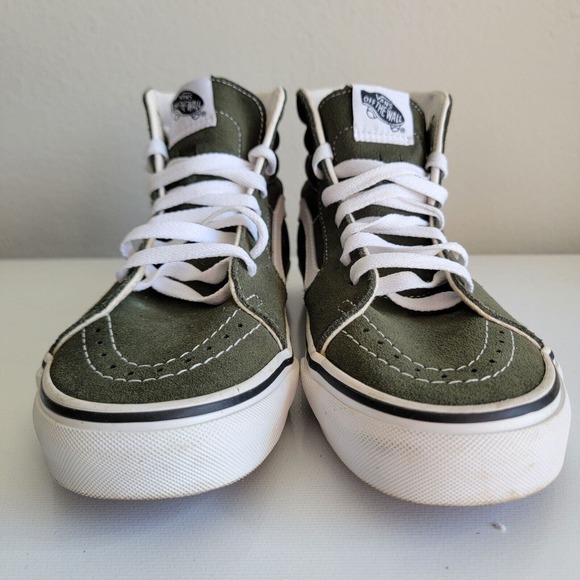 Vans Unisex Sk8 Hi OD Army Green Casual Shoes Sneakers Size M 7 W 8.5 Skate - Picture 2 of 13